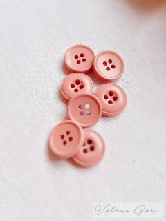 Knoflík 15 mm pastelově růžový