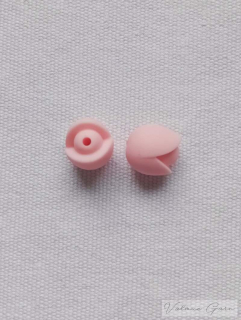 Koncovky na jehlice - tulipánky světle růžové 